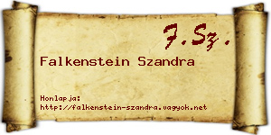 Falkenstein Szandra névjegykártya